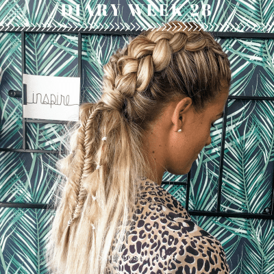 Diary week 28: Festival hairlooks en wedding!